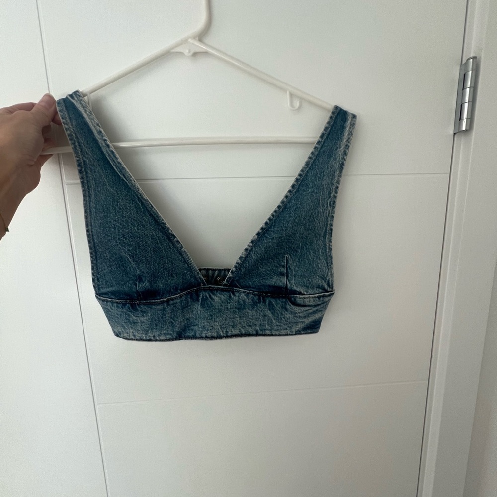 Good American Denim Bra Top